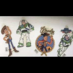 Disney Toy Story Suction Cup Buzz & Woody 4 Clings